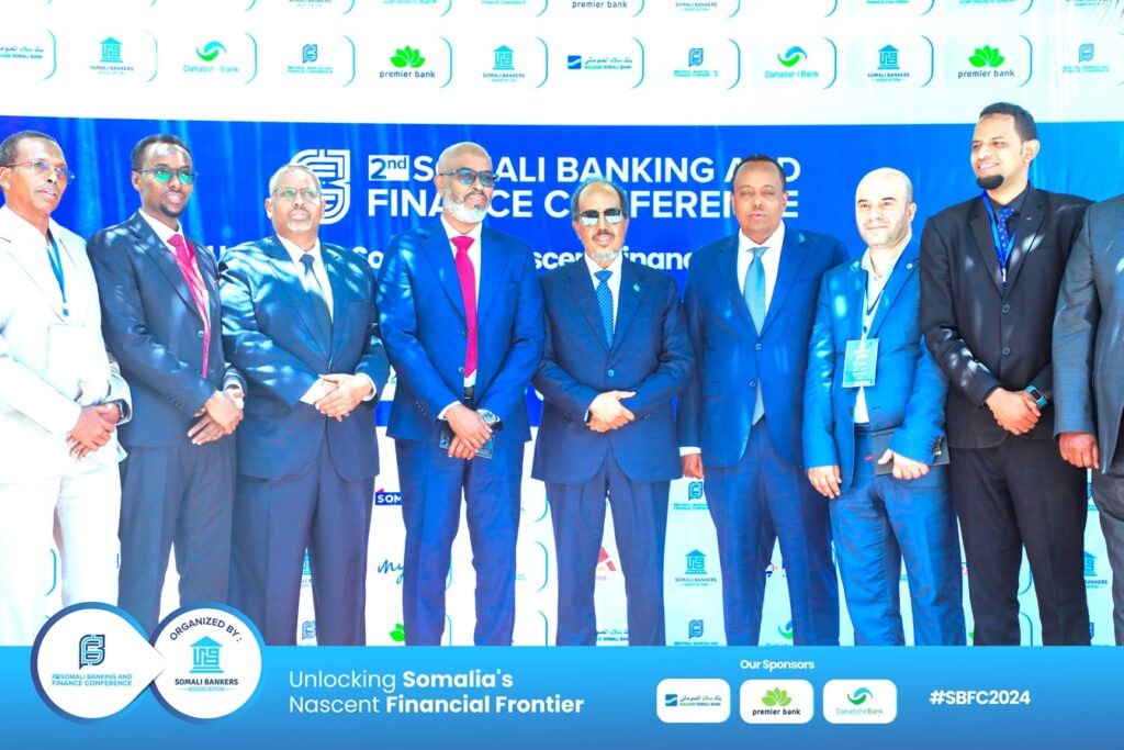 The registration desk at the 2nd Somali Banking and Finance Conference, running on the entry system Veynuus built and managed for the two days.